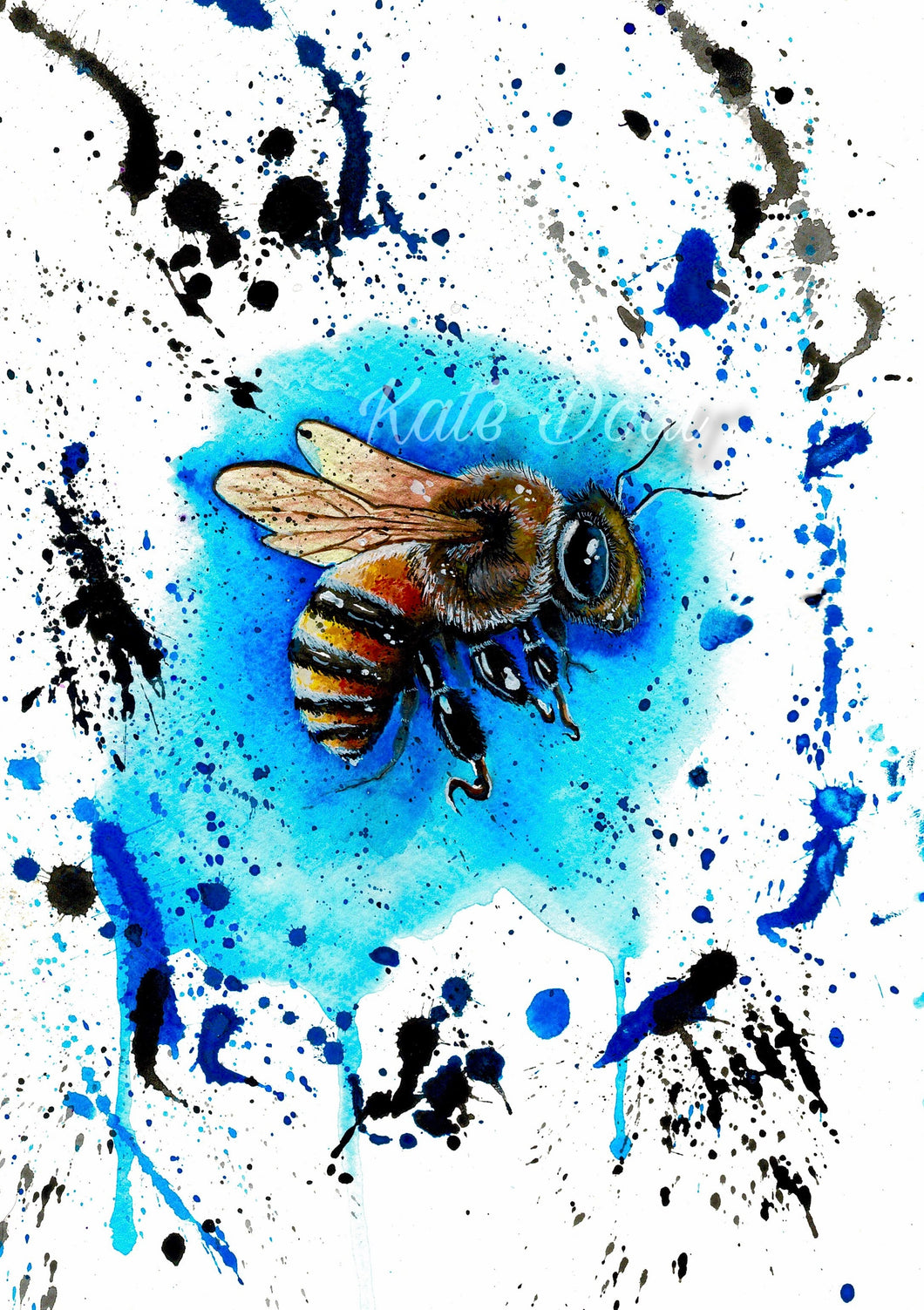 The Bee- PRINT OF ORIGINAL WATERCOLOUR PIECE